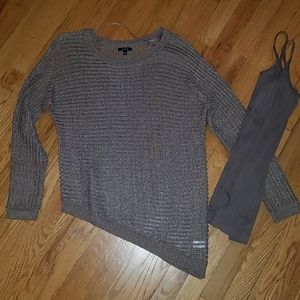 Apt 9 sweater with matching tank